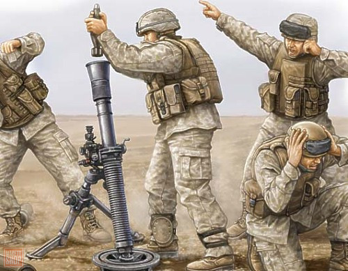 Trumpeter 1:35 Modern US Marine M252 Team