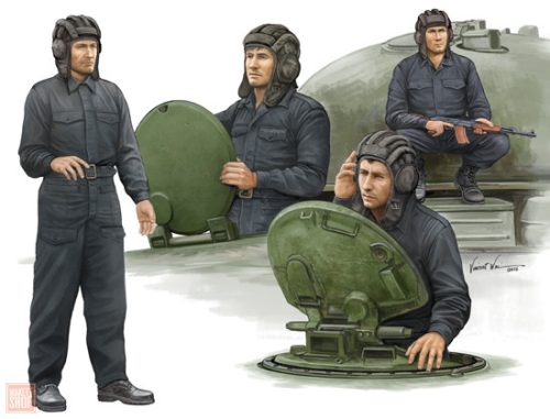 Trumpeter 1:35 Soviet tank crew