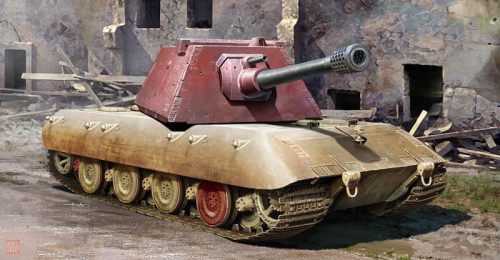 Trumpeter 1:35 E-100 Heavy Tank - Krupp turret