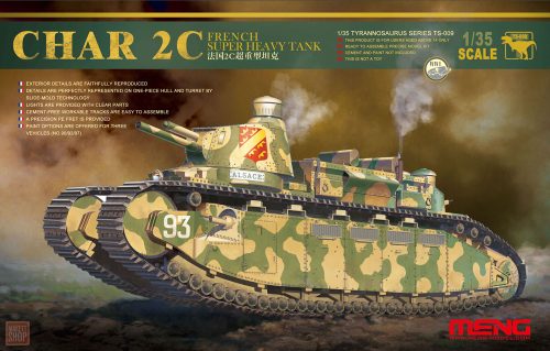Meng Model 1:35 French Super Heavy Tank Char 2C MMTS-009