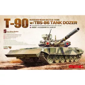   Meng Model 1:35 Russian Main Battle Tank T-90 w/TBD-86 Tank Dozer
