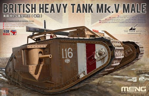 Meng Model 1:35 British Heavy Tank Mk. V Male