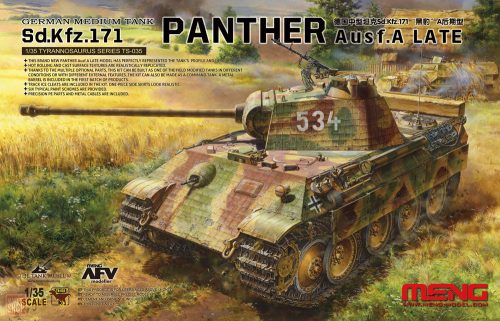 Meng Model 1:35 German Medium Tank Sd.Kfz.171 Panther Ausf.A Late