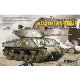 Meng Model 1:35 U.S.Medium Tank M4A3 (76)W