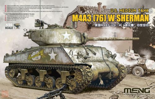 Meng Model 1:35 U.S.Medium Tank M4A3 (76)W