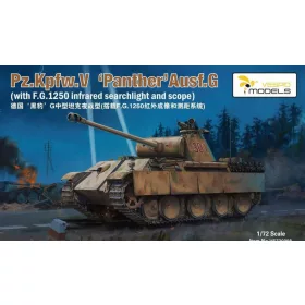  Vespid Models VS720008 1:72 Pz.Kpfw.V ‘Panther’Ausf.G (with FG1250 Sperber Infared Nightfighting Vision scope) Metal barrel + 3D print muzzle brake