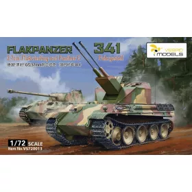   Vespid Models VS720013 1:72 “Flakpanzer 341” 3.7cm Flakvierling auf Panther G Fahrgestell