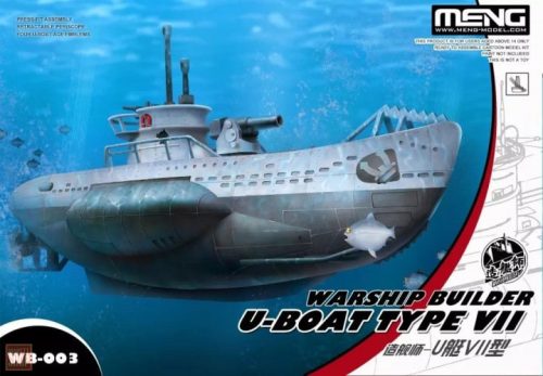 Meng Model Warship Builder U-Boat Type VII (Cartoon Model)