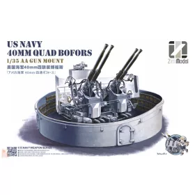   Zimi Model ZM53001 1:35 US Navy 40mm Quadruple Bofors (Trade edition)