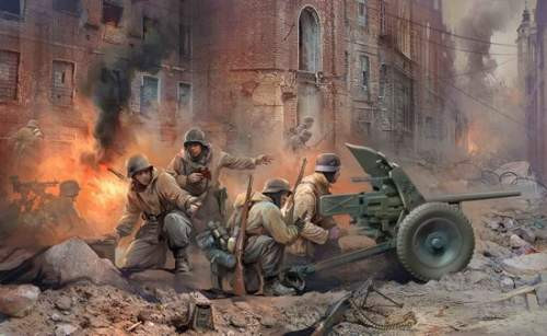 Zvezda 1:35 PAK 36 with Crew 3610