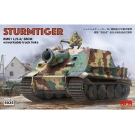 Ryefield model 1:35 Sturmtiger with workable tracks