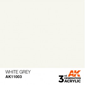 Acrylics 3rd generation White Grey 17ml