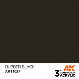 Acrylics 3rd generation Rubber Black 17ml