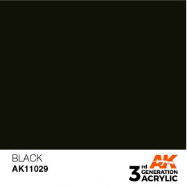 Acrylics 3rd generation Black 17ml