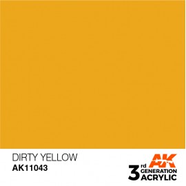 Acrylics 3rd generation Dirty Yellow 17ml