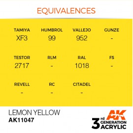 Acrylics 3rd generation Lemon Yellow 17ml