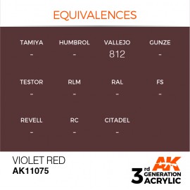 Acrylics 3rd generation Violet Red 17ml
