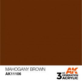 Acrylics 3rd generation Mahogany Brown 17ml