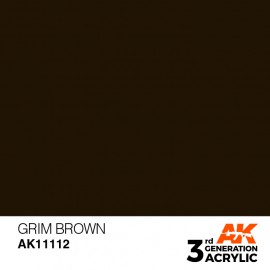 Acrylics 3rd generation Grim Brown 17ml