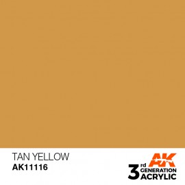 Acrylics 3rd generation Tan Yellow 17ml