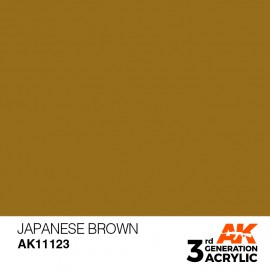 Acrylics 3rd generation Japanese Uniform Brown 17ml