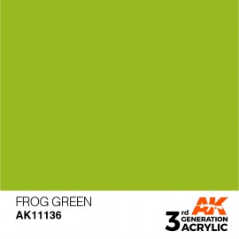 Acrylics 3rd generation Frog Green 17ml