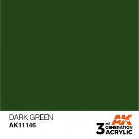 Acrylics 3rd generation Dark Green 17ml