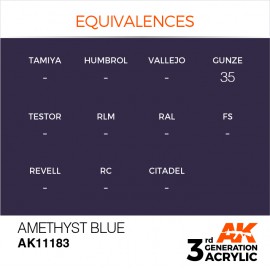 Acrylics 3rd generation Amethyst Blue 17ml