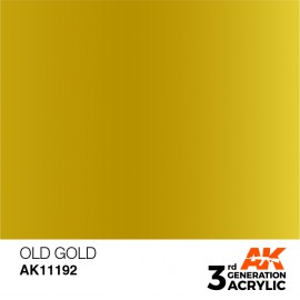 Acrylics 3rd generation Old Gold 17ml
