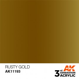 Acrylics 3rd generation Rusty Gold 17ml