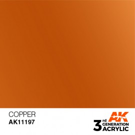 Acrylics 3rd generation Copper 17ml