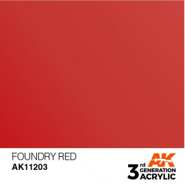 Acrylics 3rd generation Foundry Red 17ml
