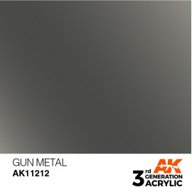 Acrylics 3rd generation Gun Metal 17ml