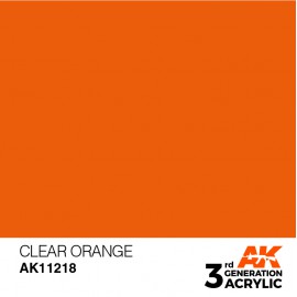 Acrylics 3rd generation Orange 17ml