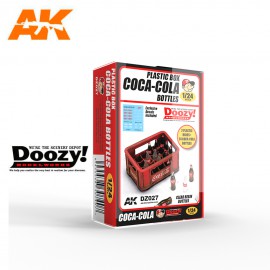 AK Interactive Doozy 1:24 1940-1980´s PLASTIC BOX COCA-COLA BOTTLES