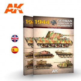 AK Interactive 1944 German armour in Normandy camouflage profil guide