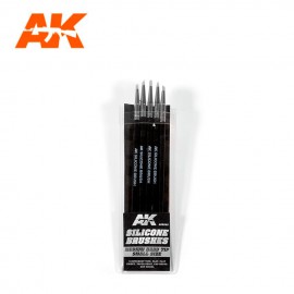AK Interactive Silicone brushes Medium hard tip small