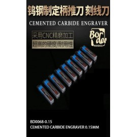 Border Model Cemented carbide engraver 0,15 mm