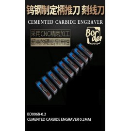 Border Model Cemented carbide engraver 0,2 mm
