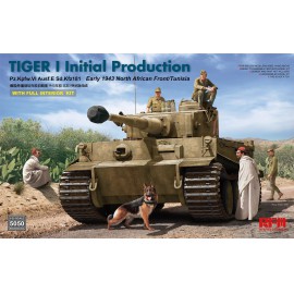 Ryefield model 1:35 Tiger I initial production early 1943 w/full interior