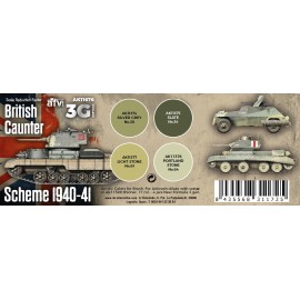 Acrylics 3rd generation British caunter scheme 1940-1941