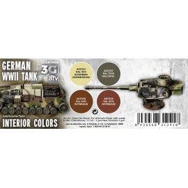 Acrylics 3rd generation German WWII tank interior colors