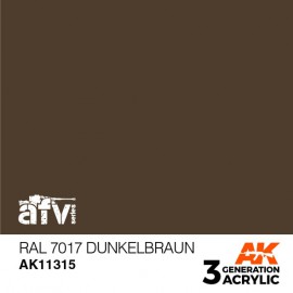 Acrylics 3rd generation RAL 7017 Dunkelbraun