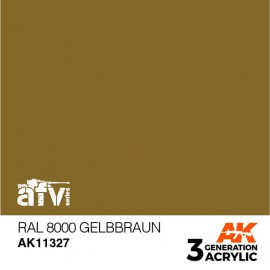 Acrylics 3rd generation RAL 8000 Gelbbraun