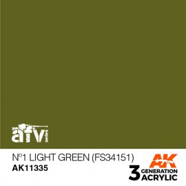 Acrylics 3rd generation Nº1 Light Green (FS34151)