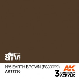 Acrylics 3rd generation Nº5 Earth Brown (FS30099)