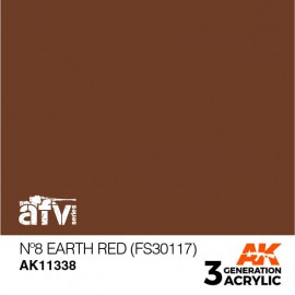 Acrylics 3rd generation Nº8 Earth Red (FS30117)