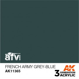 Acrylics 3rd generation French Army Grey-Blue