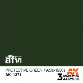 Acrylics 3rd generation Protective Green 1920s-1930s