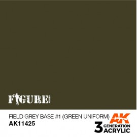 Acrylics 3rd generation Field Grey Base #1 (Green uniform)